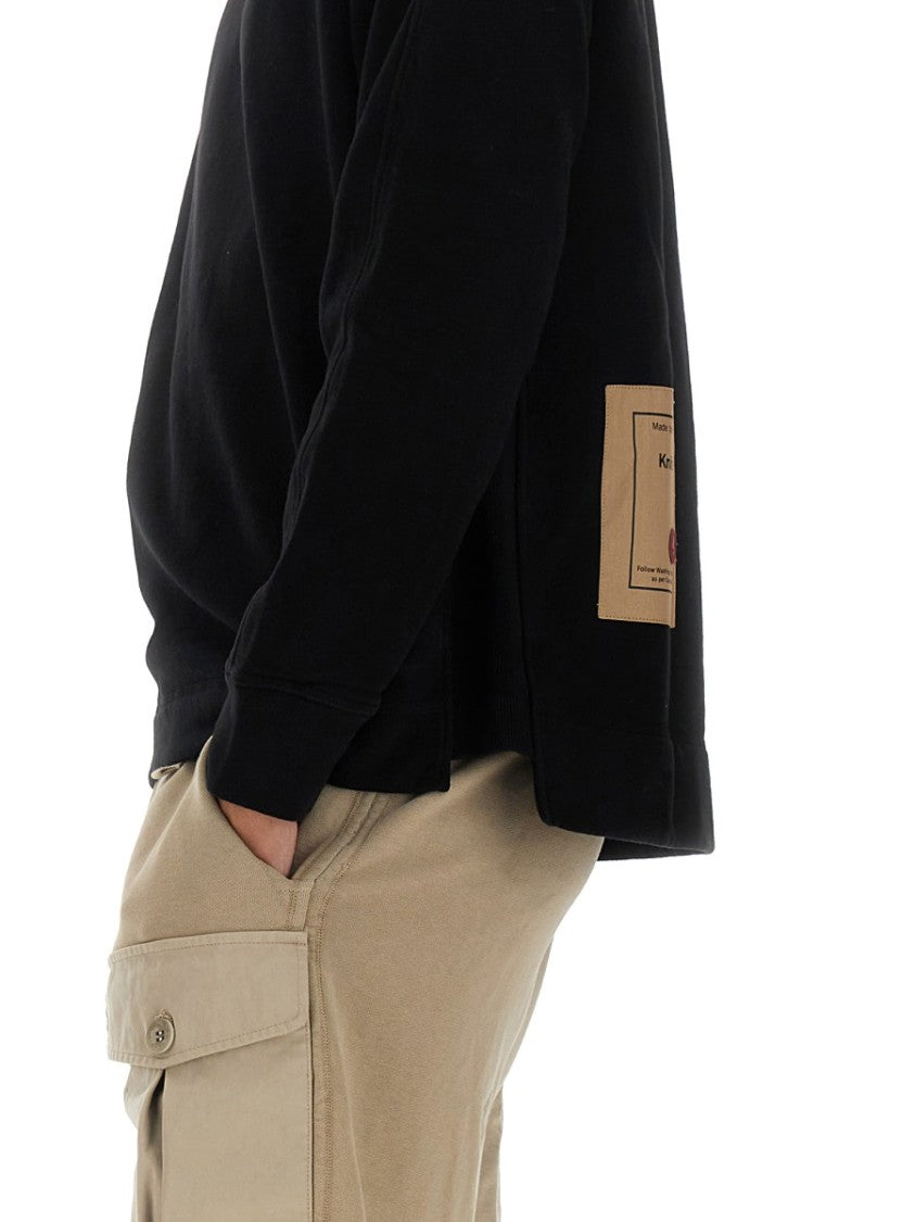 Black Regular Fit Sweatshirt