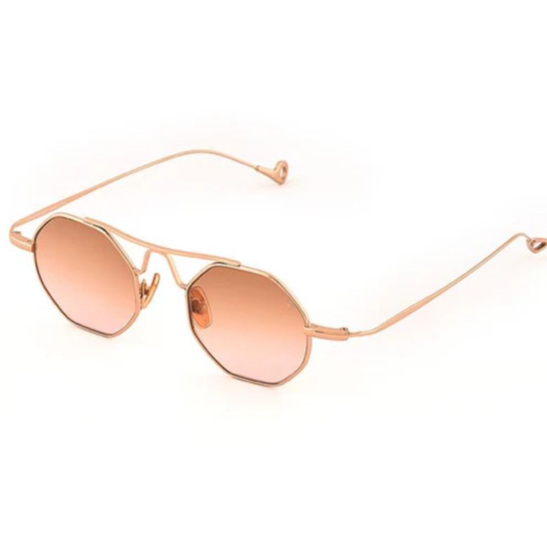 Soho C.9-44 Octagonal Gold Sunglasses with Gradient Lenses