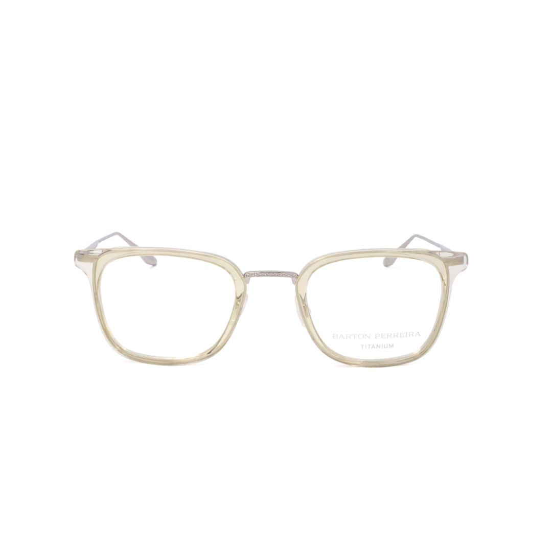 Bp5090 490lm Translucent Light Beige Acetate Sunglasses with Metallic Temples