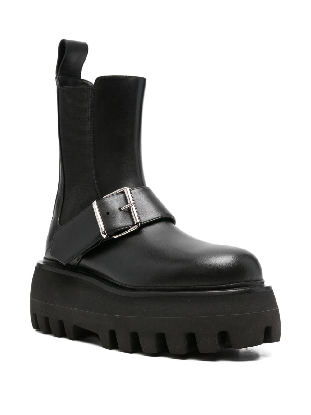 Sofa Buckle Boot In Black