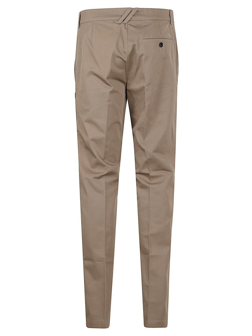 Cotton Chino Trousers With Straight-Leg Silhouette