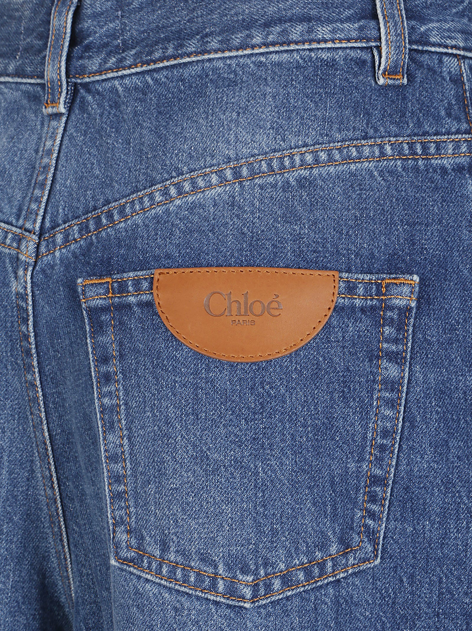 High-Waisted Wide-Leg Jeans With Five-Pocket Design