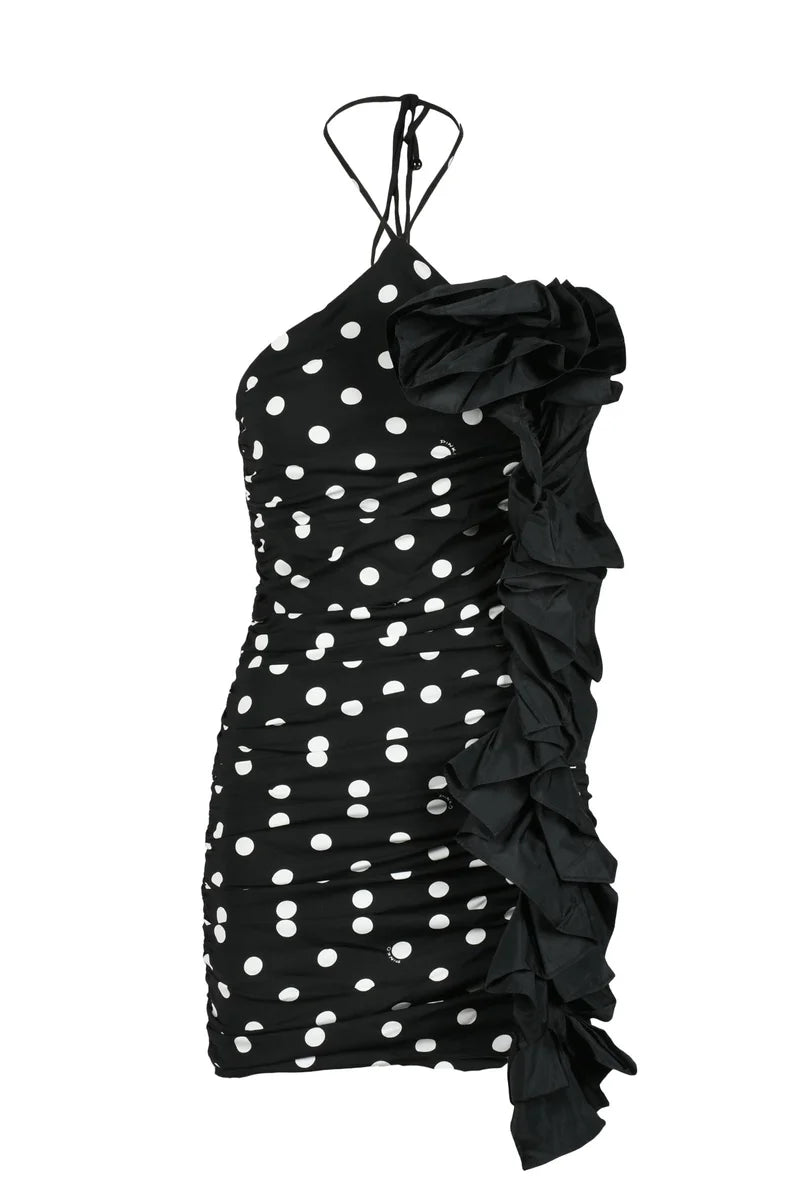 Sheath Dress - Black/White