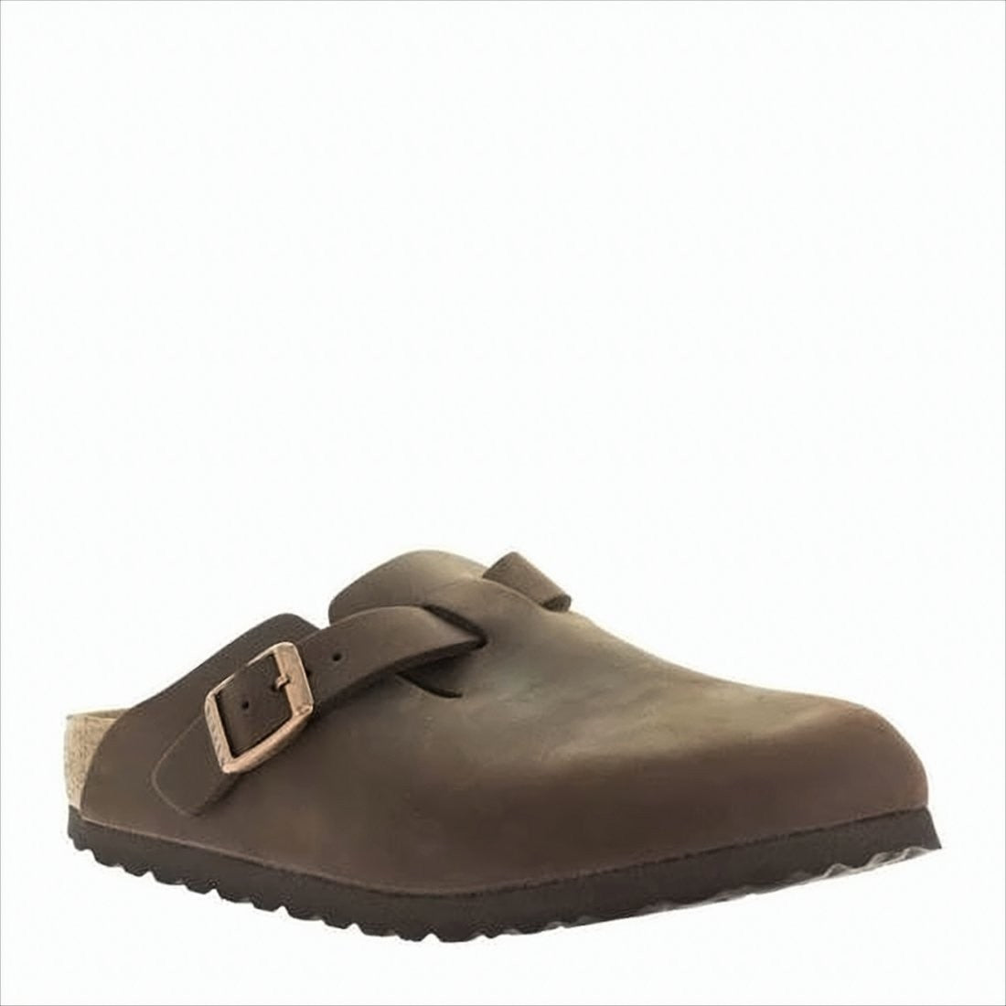 Mule-Style Slipper with Adjustable Strap and Contoured Footbed