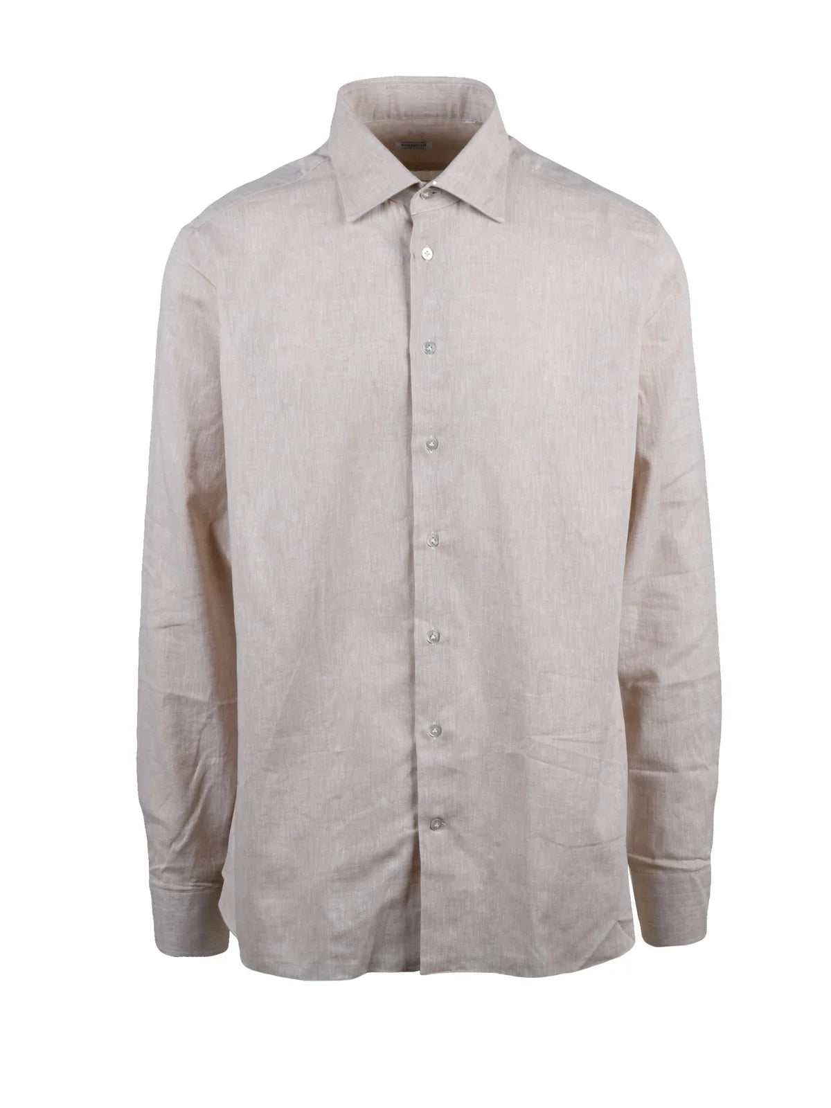 Beige Cotton Linen Shirt