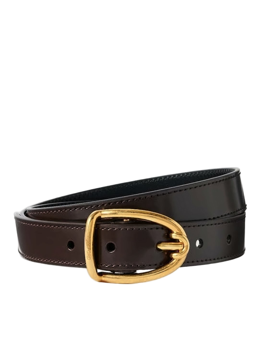 Sleek Calf Leather Belt