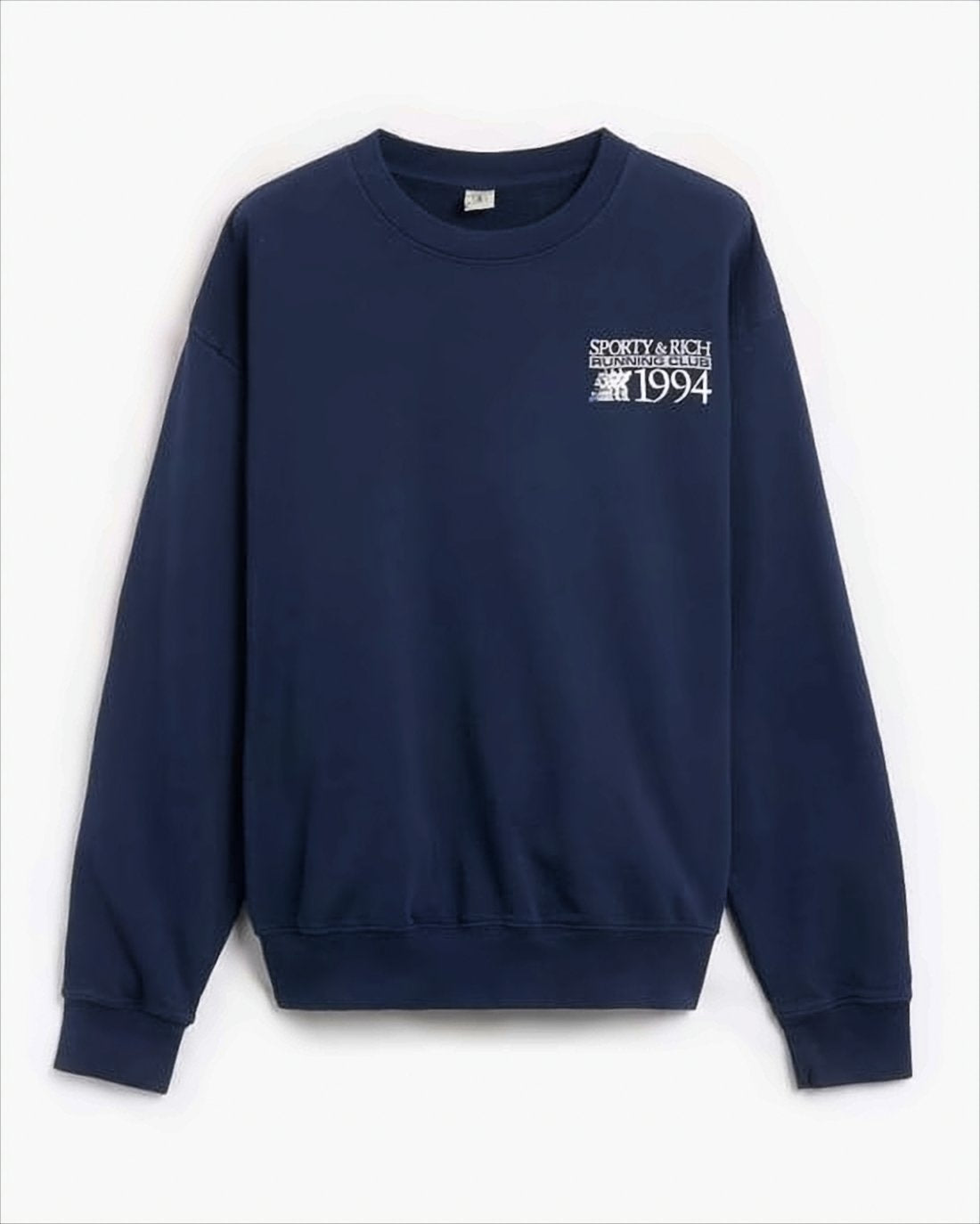Long-Sleeve Cotton Sweatshirt with Graphic Prints