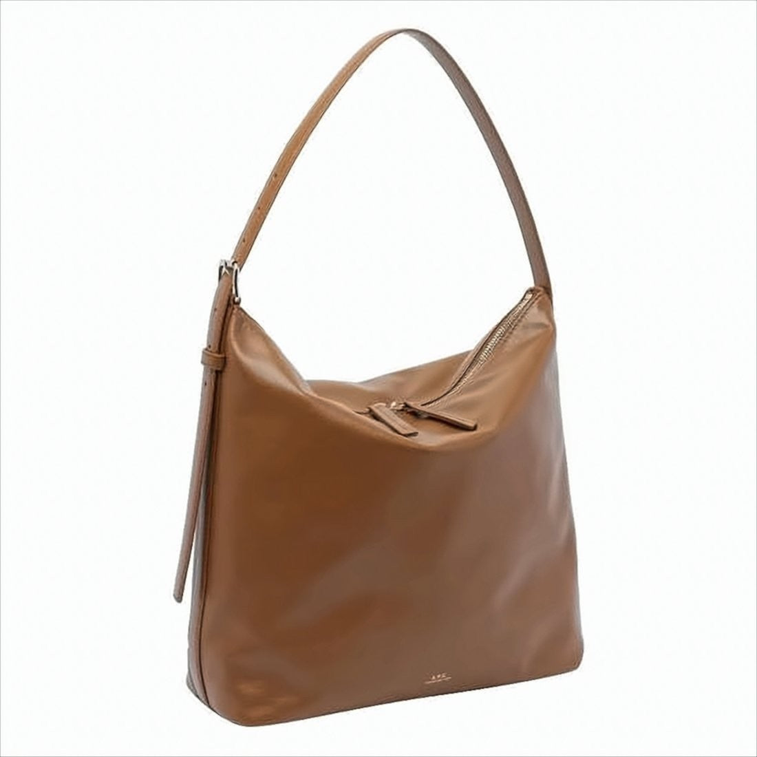 Smooth Leather Shoulder Bag