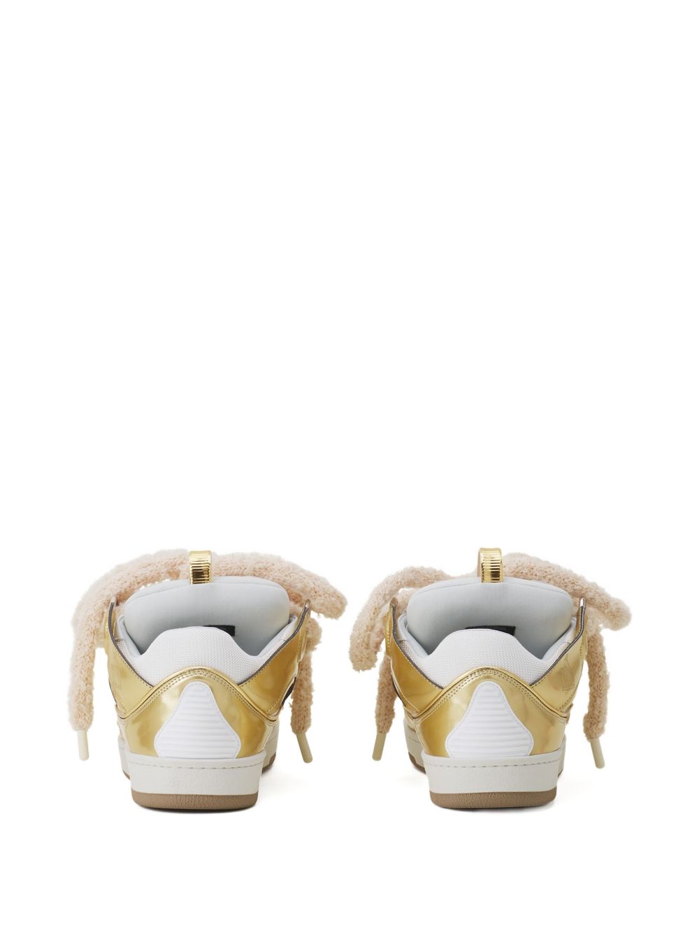 Metallic Gold Sneakers