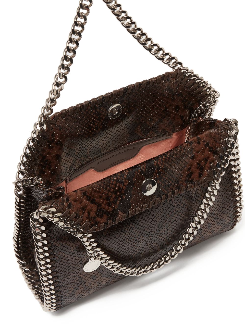 Structured Snakeskin Handbag