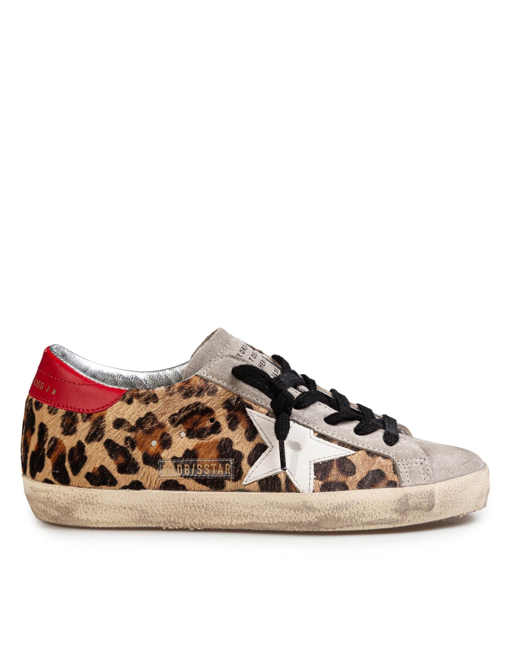 Super Star Leopard Ponyskin Sneakers