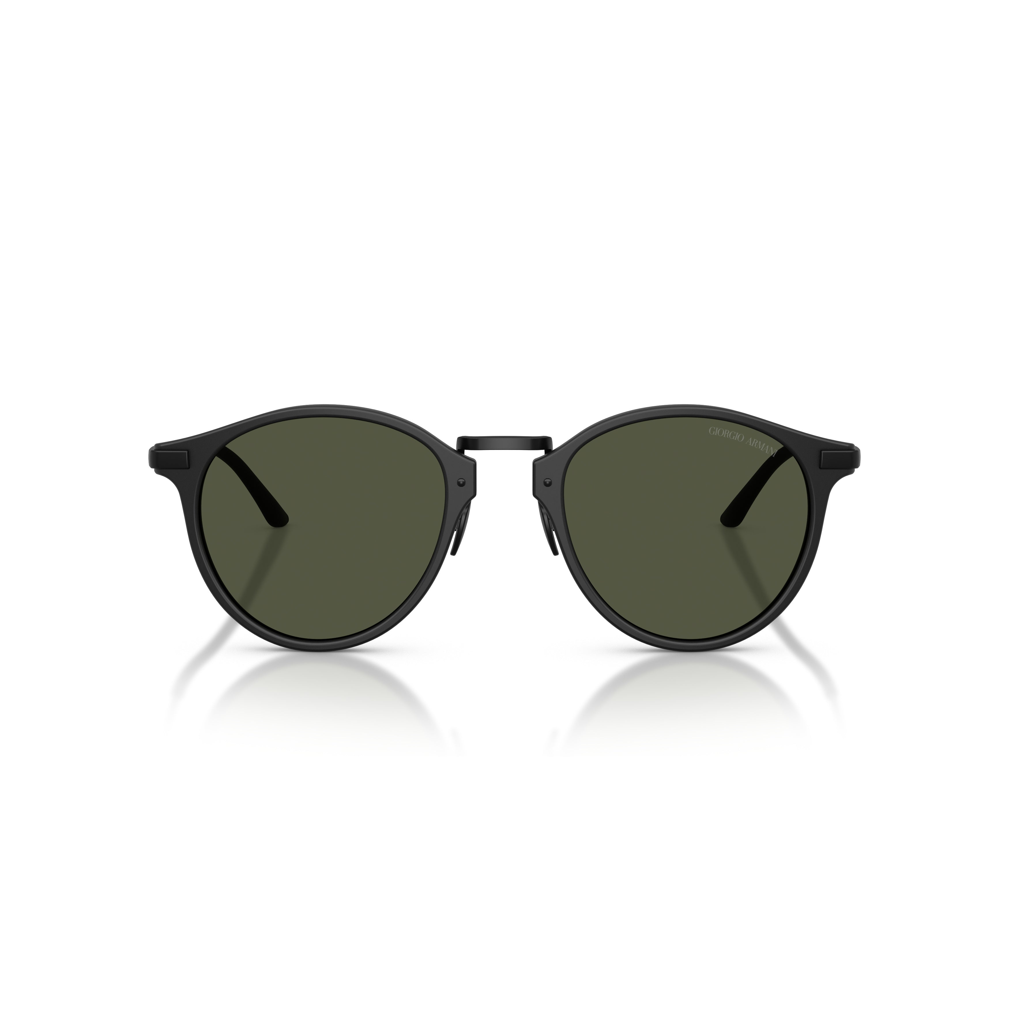 0ar8250 Round Frame Acetate Sunglasses with Thin Bridge