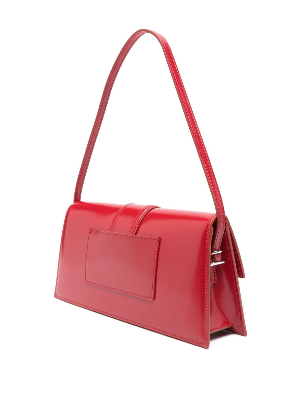Glossy Silk and Nylon Shoulder Bag