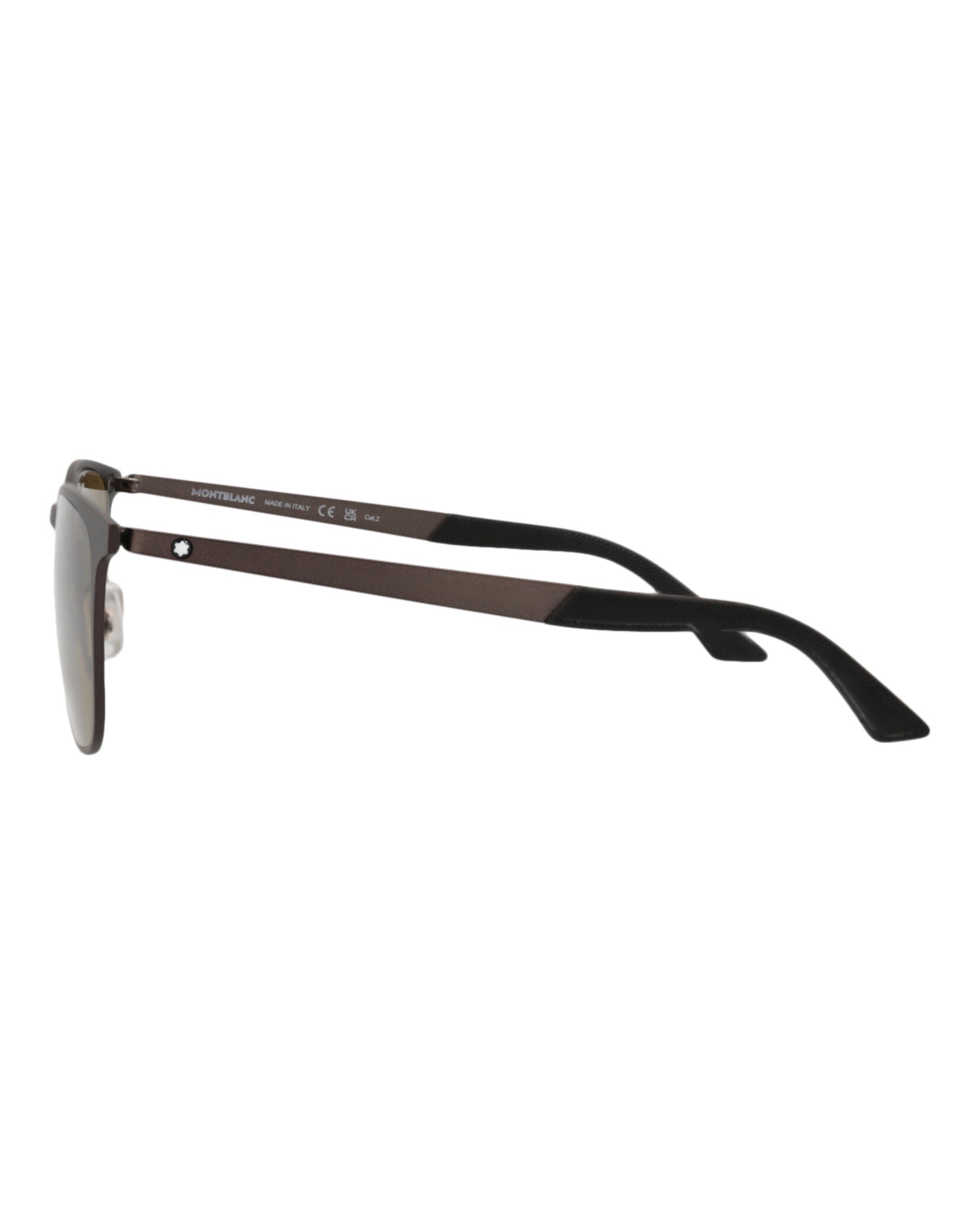Square-Frame Metal Sunglasses