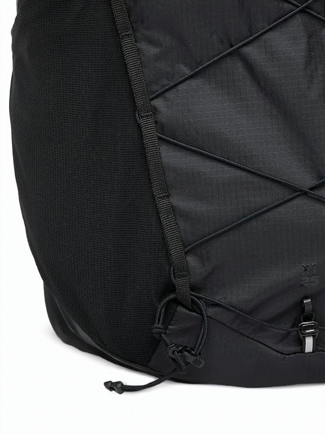 Compact Black Polyamide Backpack with Durable Design