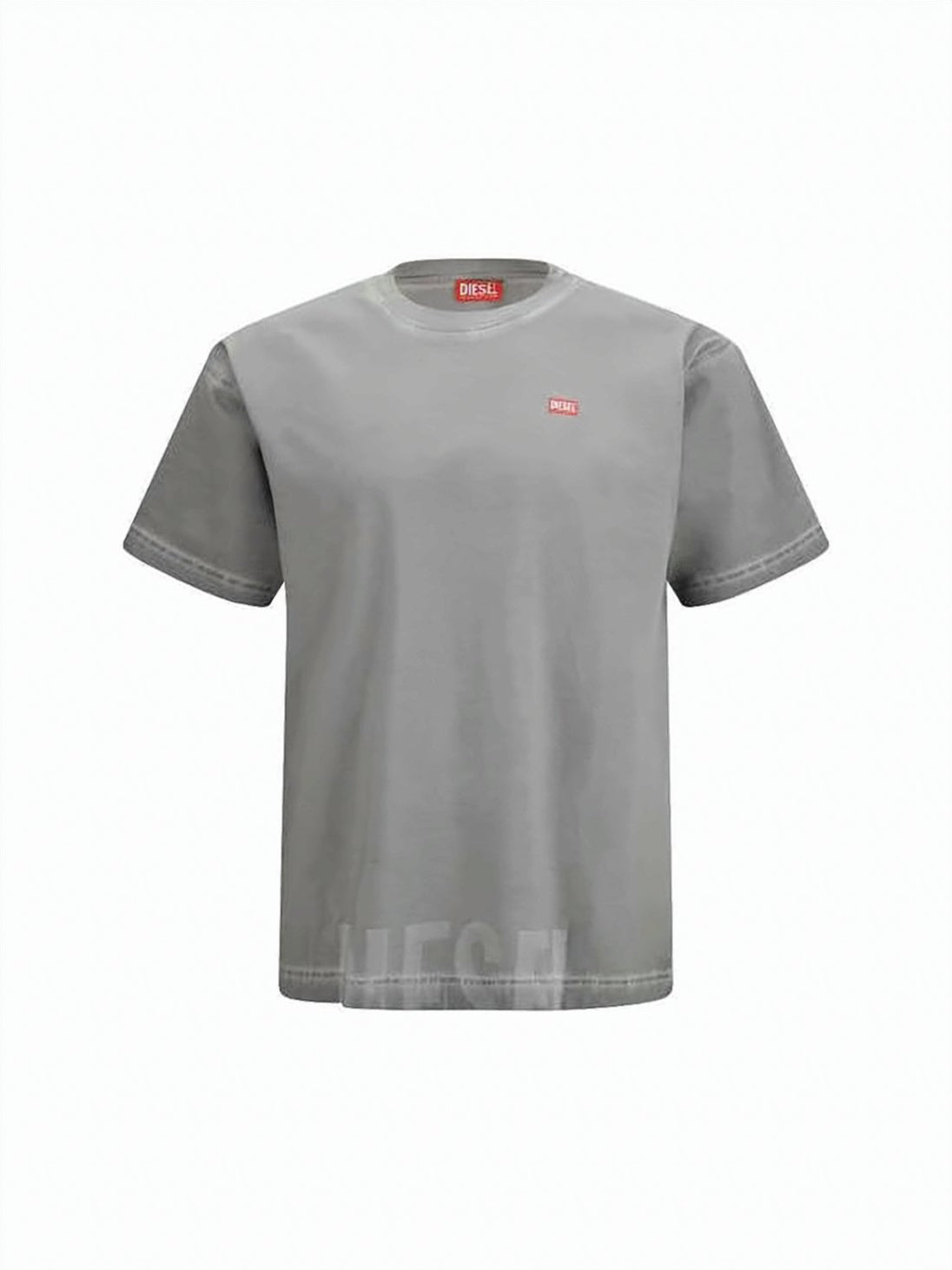 Relaxed Fit Grey Cotton T-Shirt