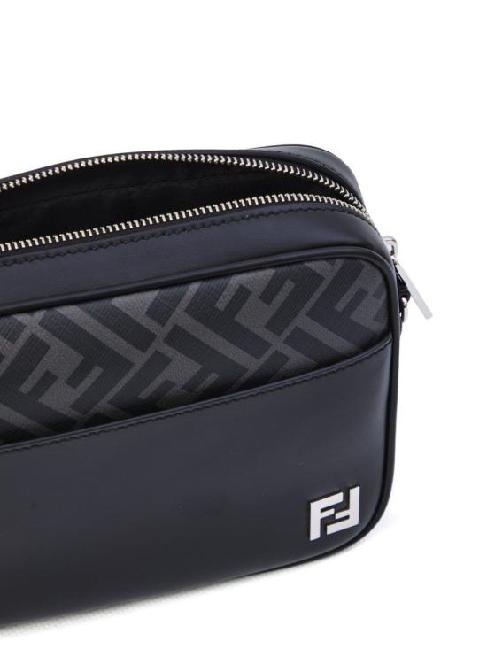 Rectangular Calf Leather Crossbody Bag