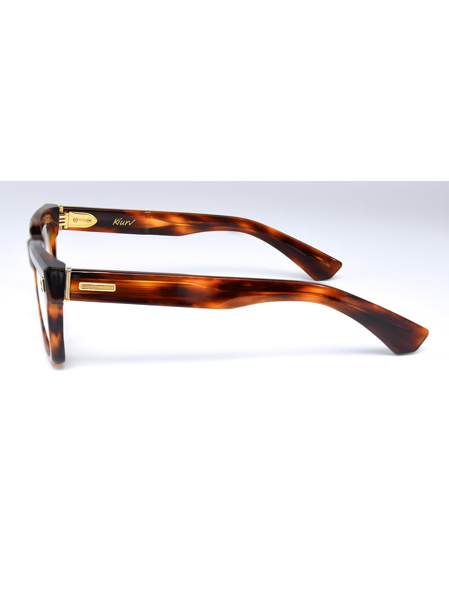 Kiurv FERRUCCIO Optical Frames with Tortoiseshell Pattern and Gold Accents