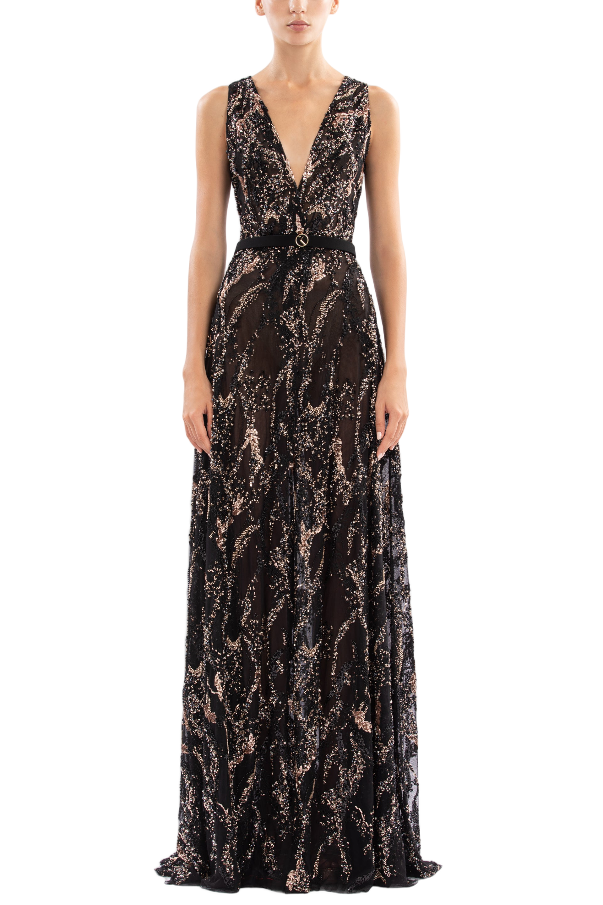 Embroidered Long Dress