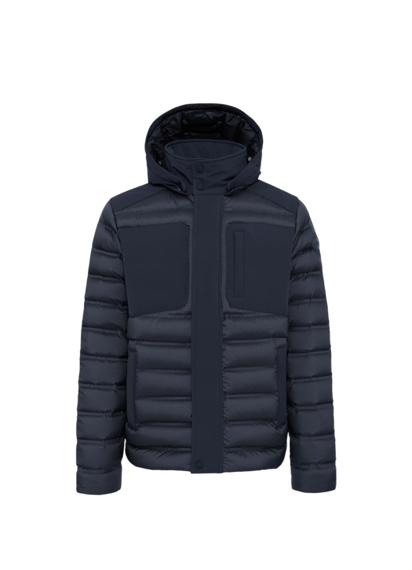Water-Repellent Down Jacket With Detachable Hood