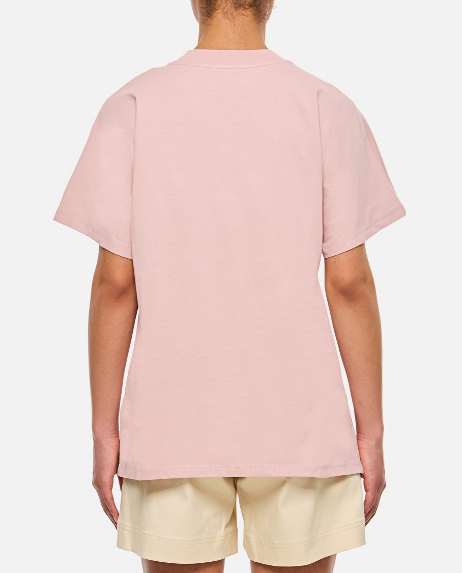 Crew-Neck T-Shirt With Iconic Logo Design