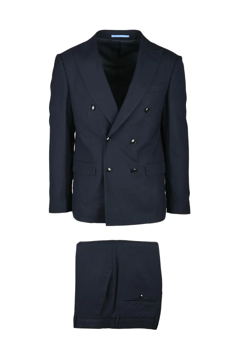 Double-Breasted Suit - Black