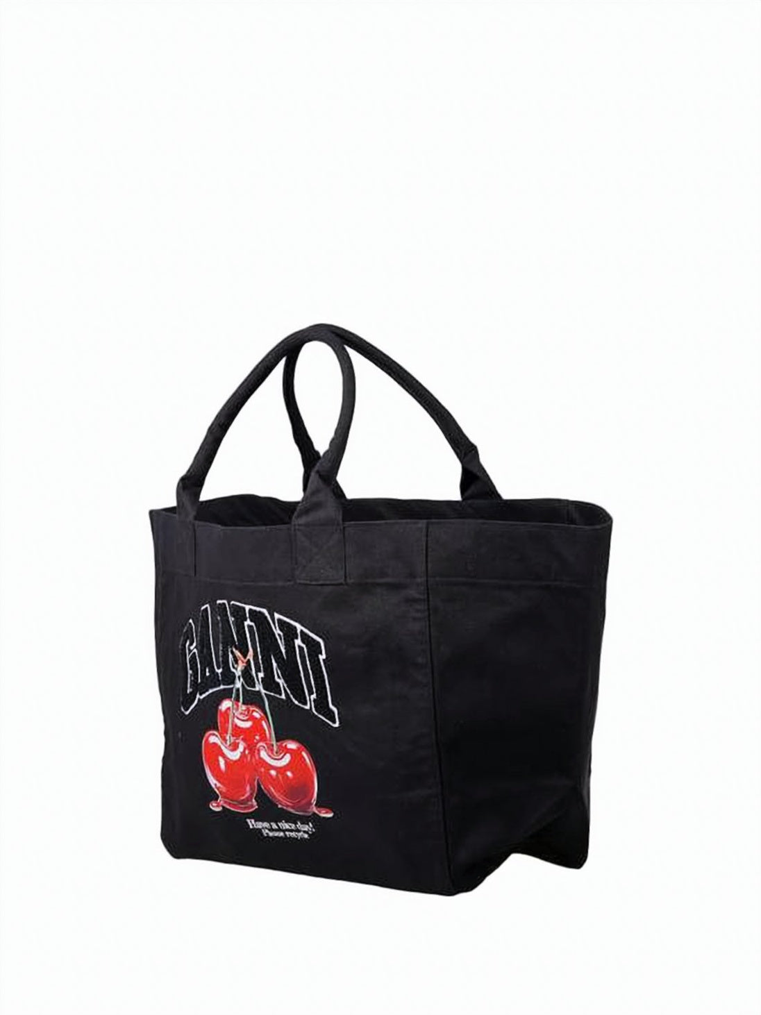 Spacious Black Tote Bag