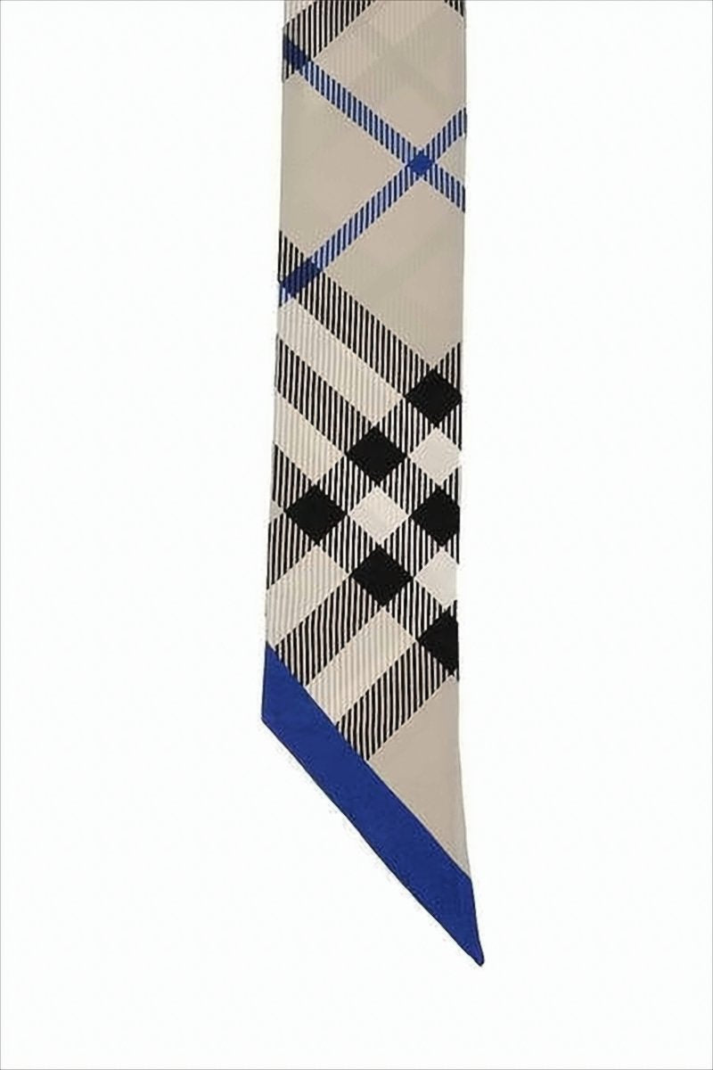 Pointed-Edge Silk Scarf