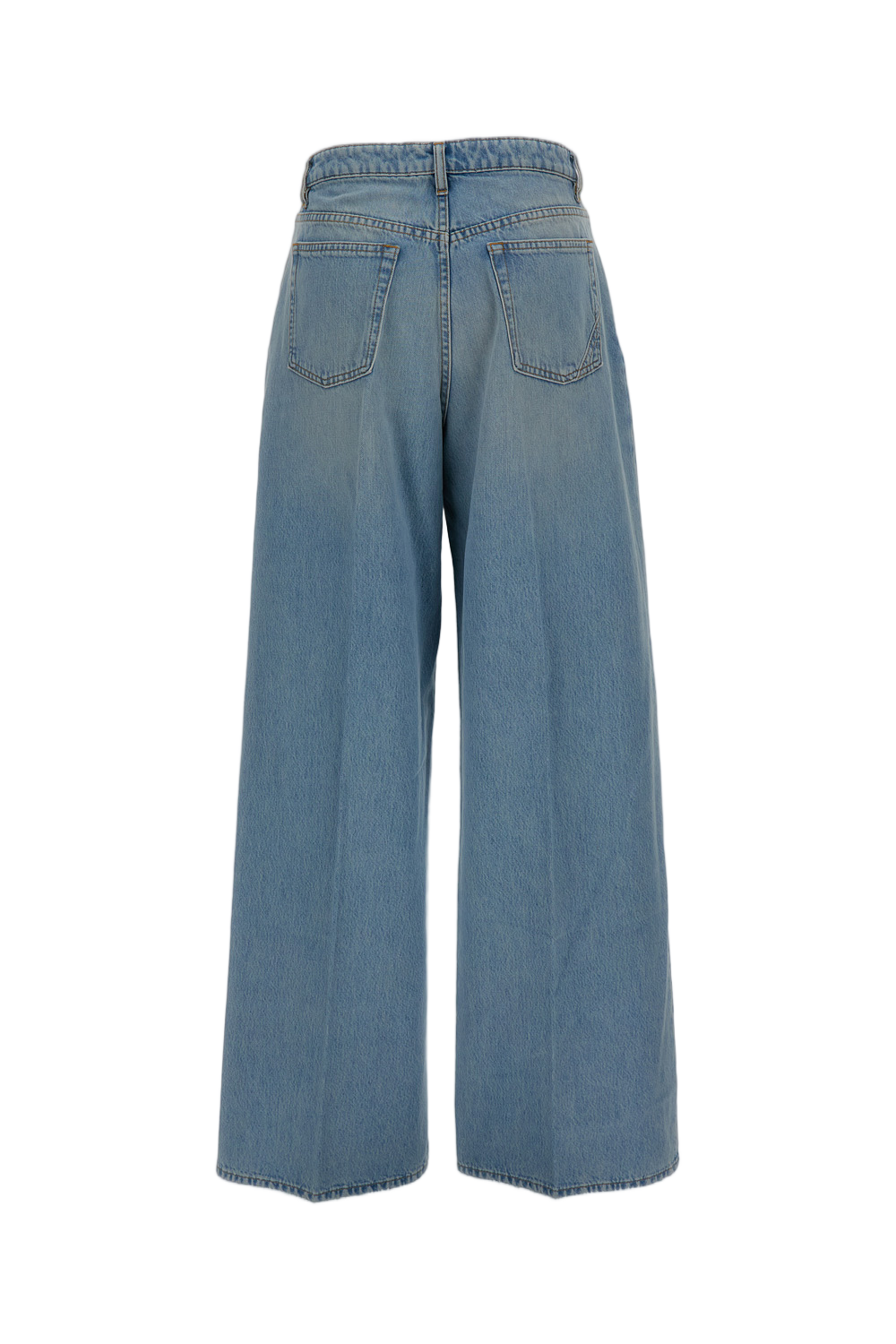 Lightweight Cotton Wide-Leg Jeans