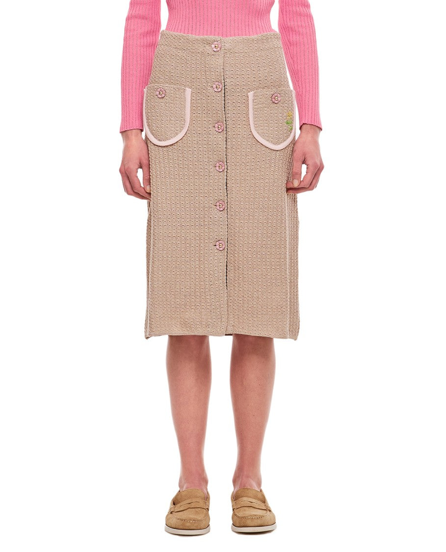 Lucia Cotton Midi Skirt