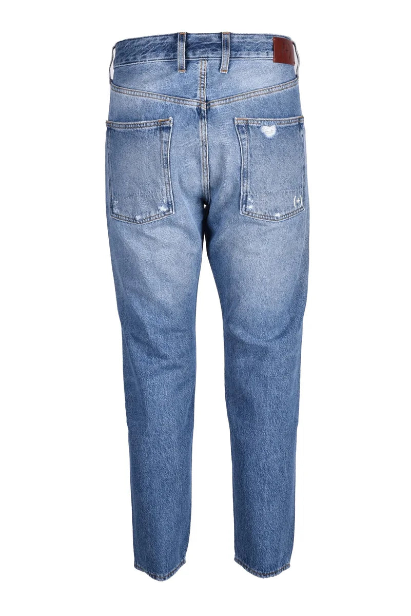 Classic Straight-Leg Recycled Denim Jeans