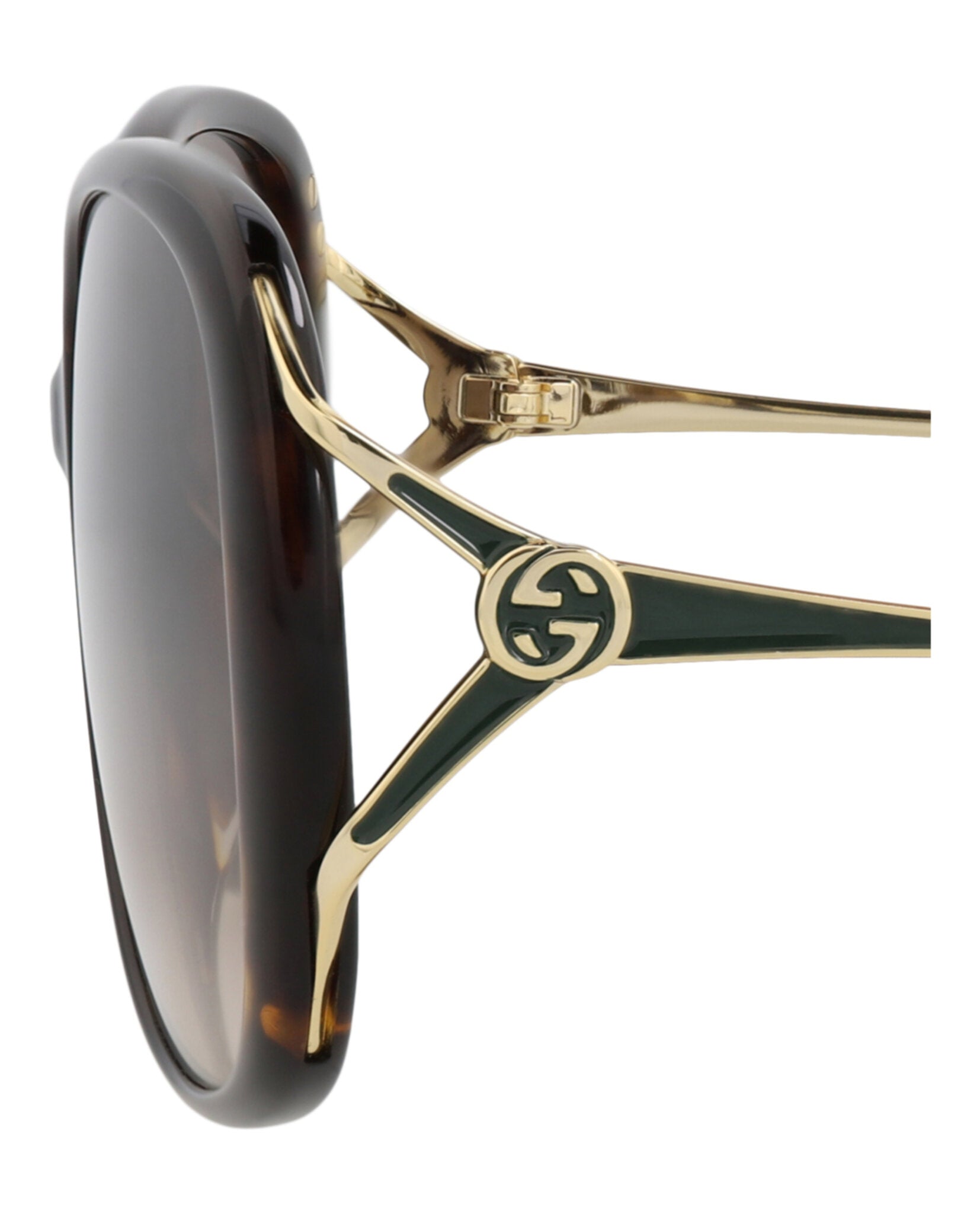 Round-Frame Acetate Sunglasses