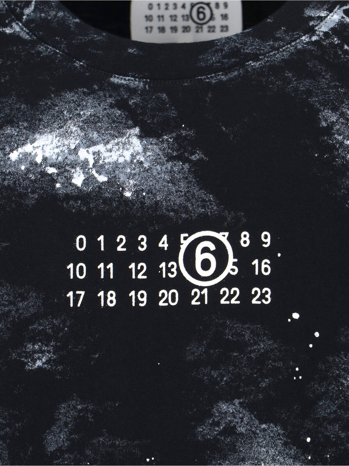Tie-Dye Graphic T-Shirt with Numeric Logo Detail