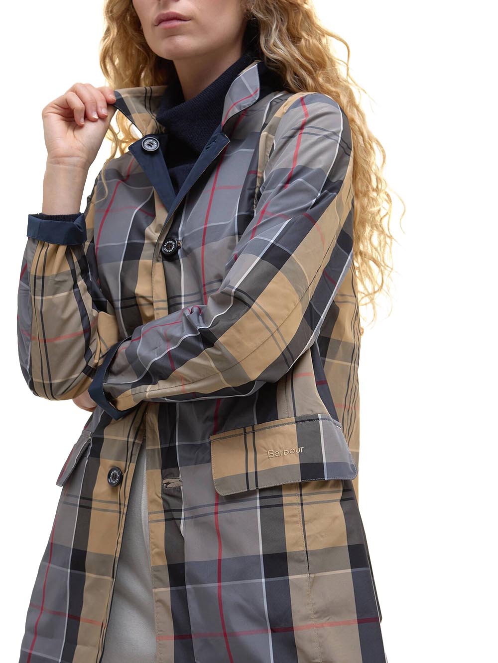 Babbity Showerproof Coat with Classic Button-Up Design