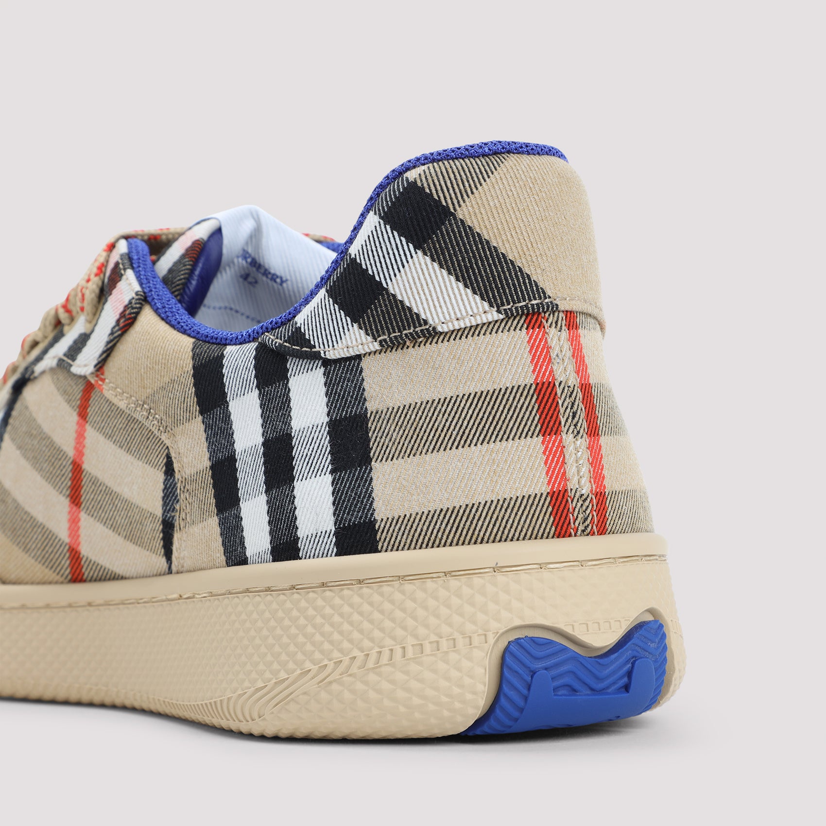 Plaid Pattern Sneakers