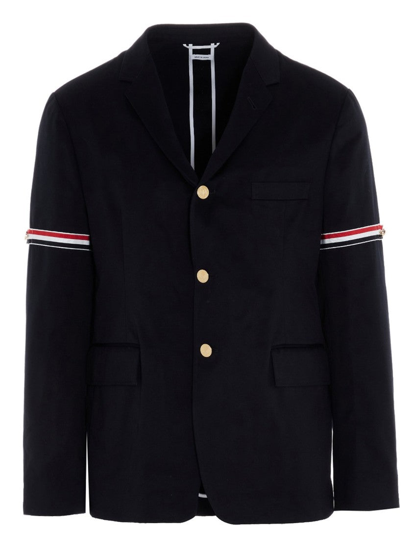 Classic Tailored Blazer with Distinctive Arm Bands