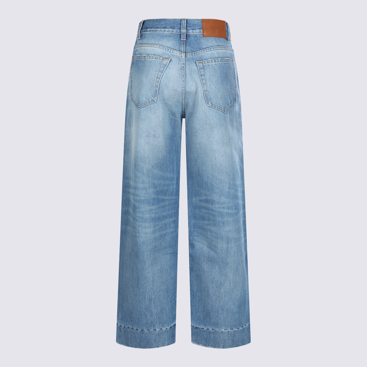 Light Blue Cotton Jeans