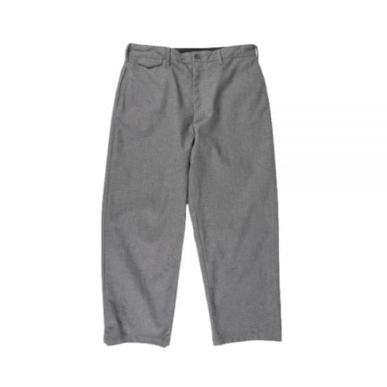 Straight-Cut Suit Pants with Button and Zip Closure