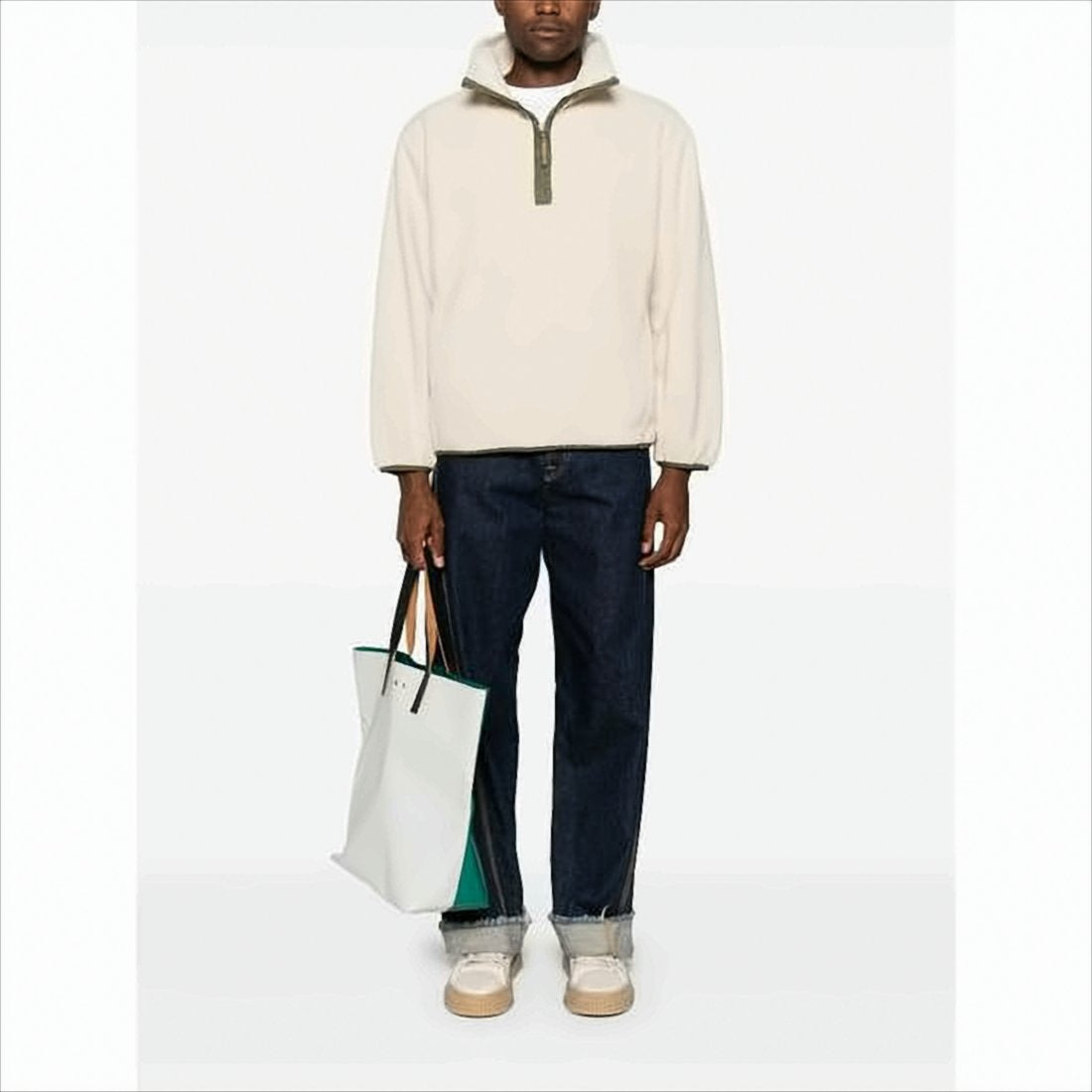 High Stand Collar Pullover Fleece