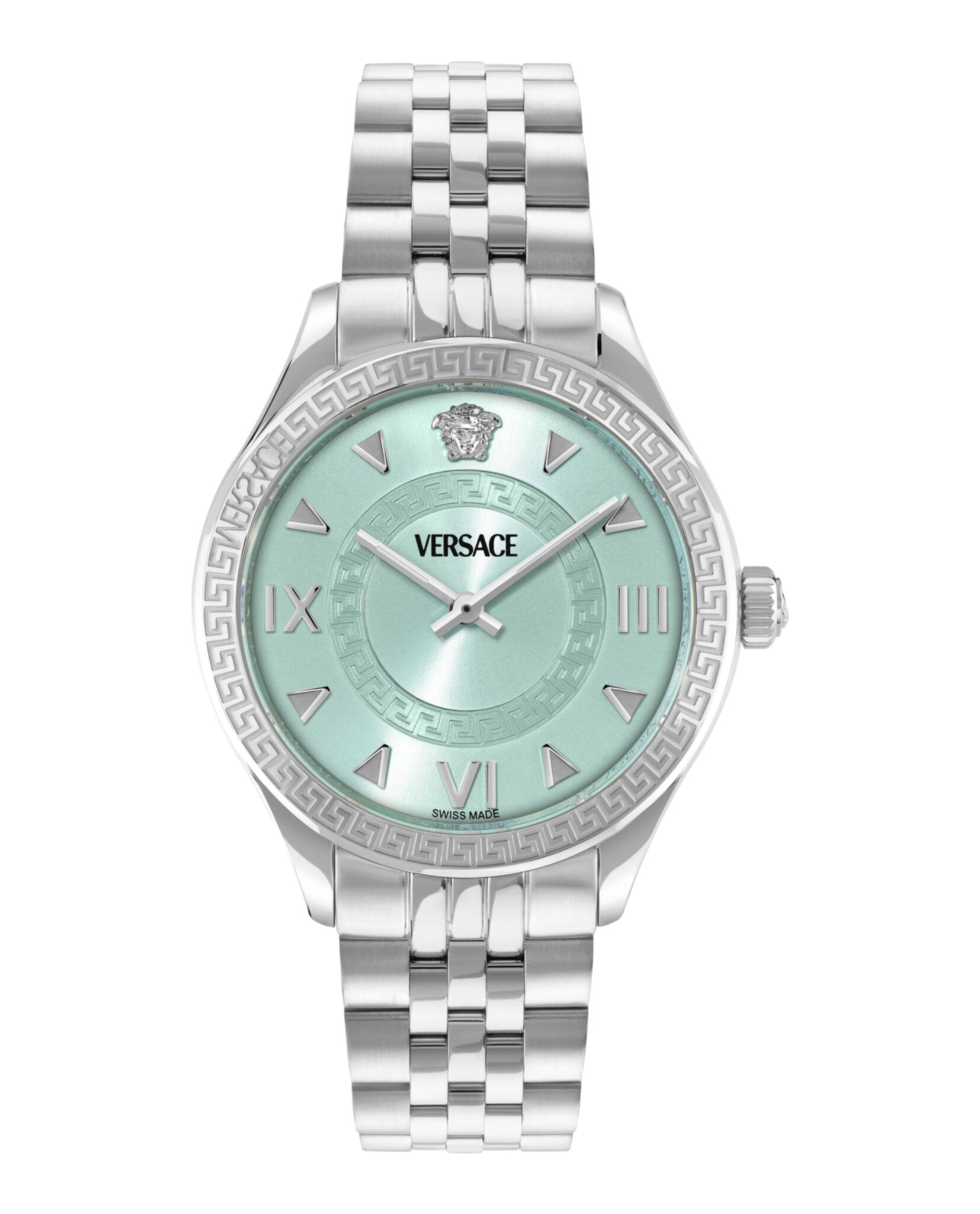 Hellenyium Bracelet Watch with Light Blue Sunray Dial