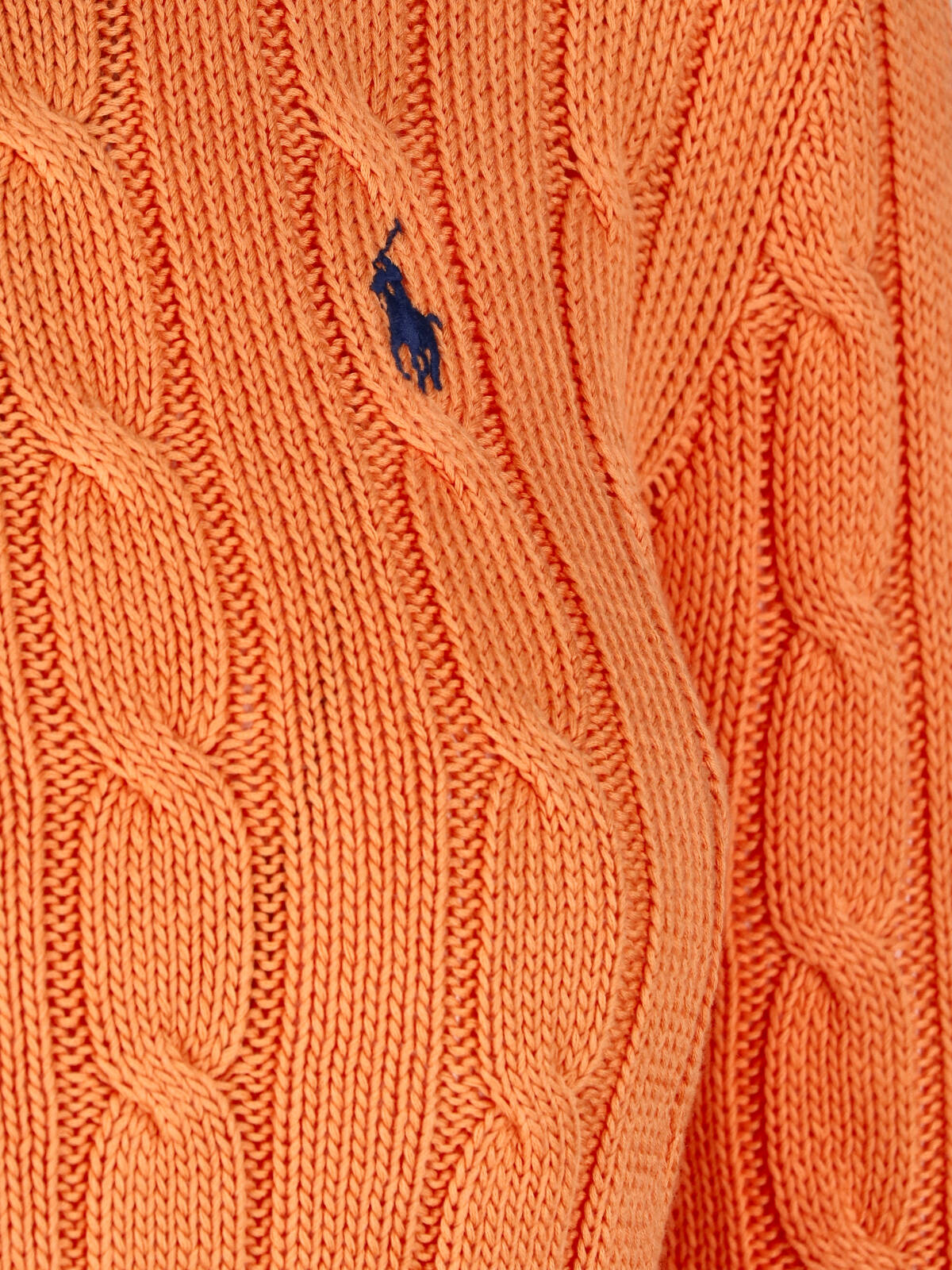 Cable-Knit Sweater with Classic Crew Neckline