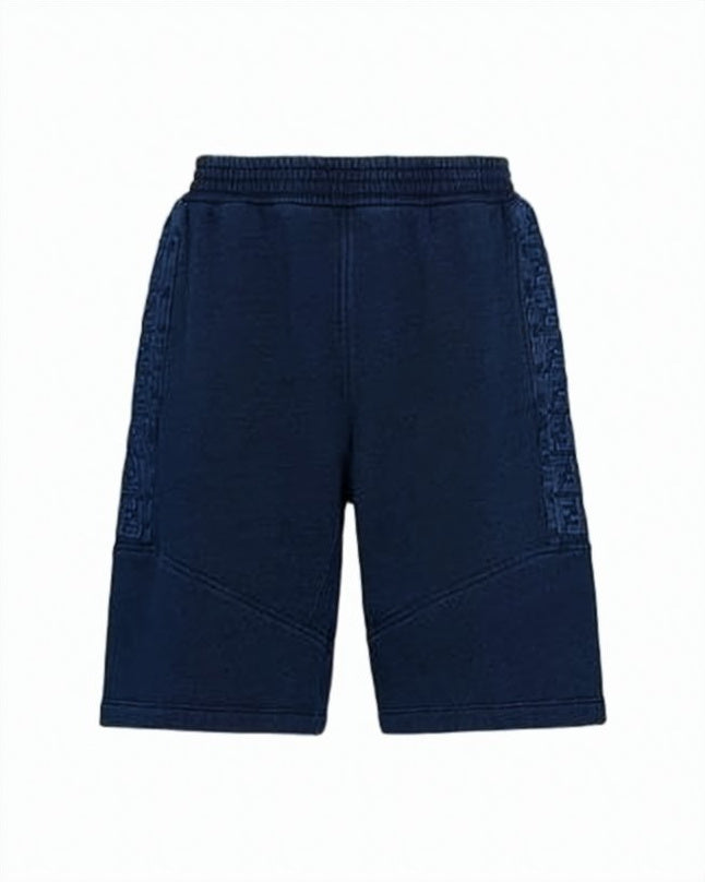 Relaxed-Fit Shorts with Textured Side Panels