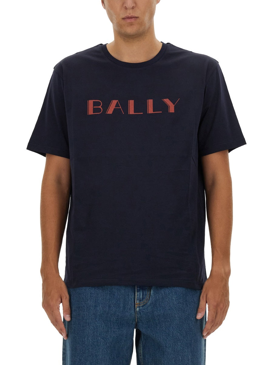 Relaxed-Fit Black T-Shirt with Logo Detail
