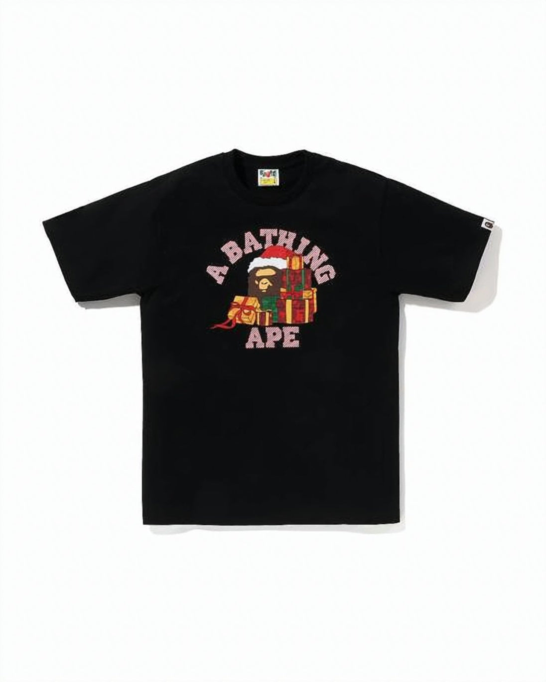 Short-Sleeved Black Printed T-Shirt