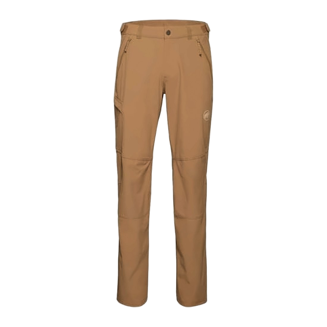 Straight-Fit Casual Pants with Zippered Pockets