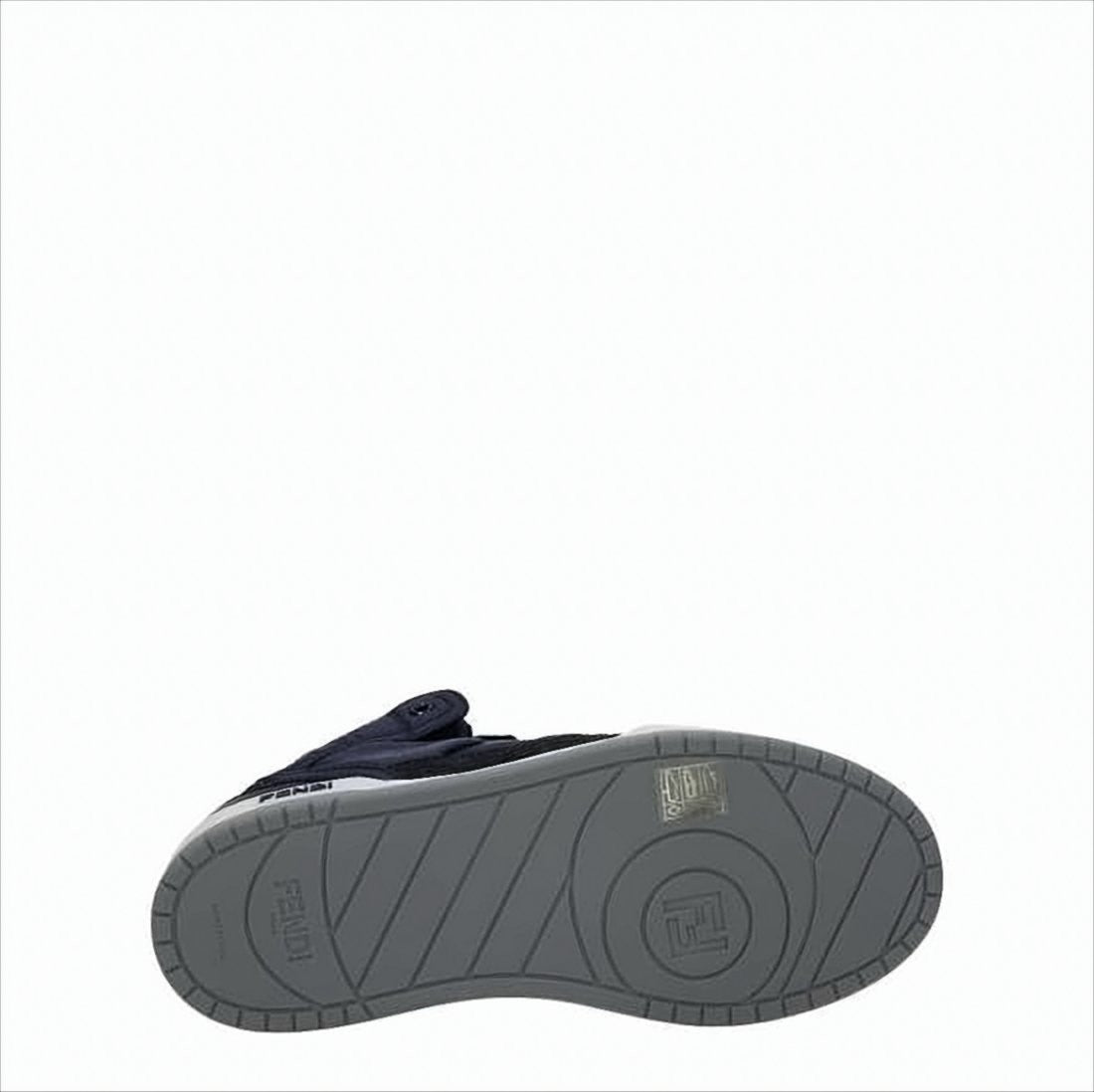 Mid-Top Sneakers with Metallic Buckle Accents