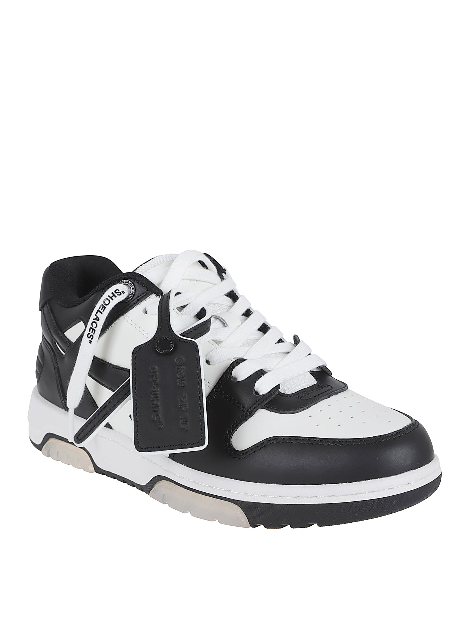 Low-Top Leather Sneakers with Dynamic Detailing