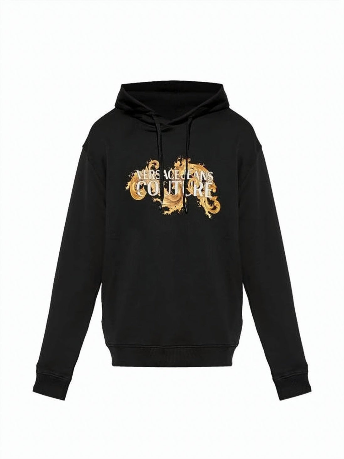 Pullover Hoodie With Baroque Detailing