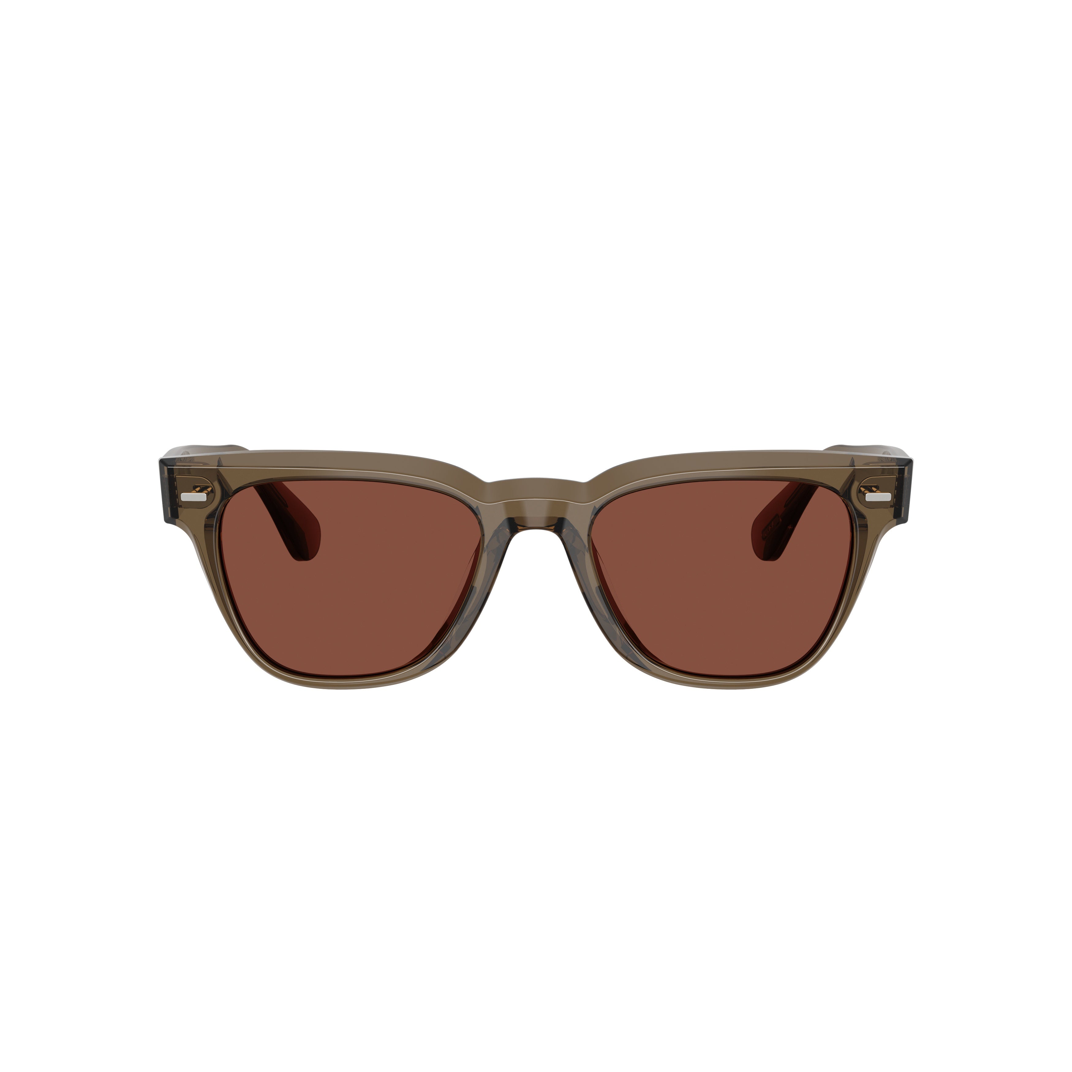 0ov5601su Translucent Brown Acetate Sunglasses with Textured Arms
