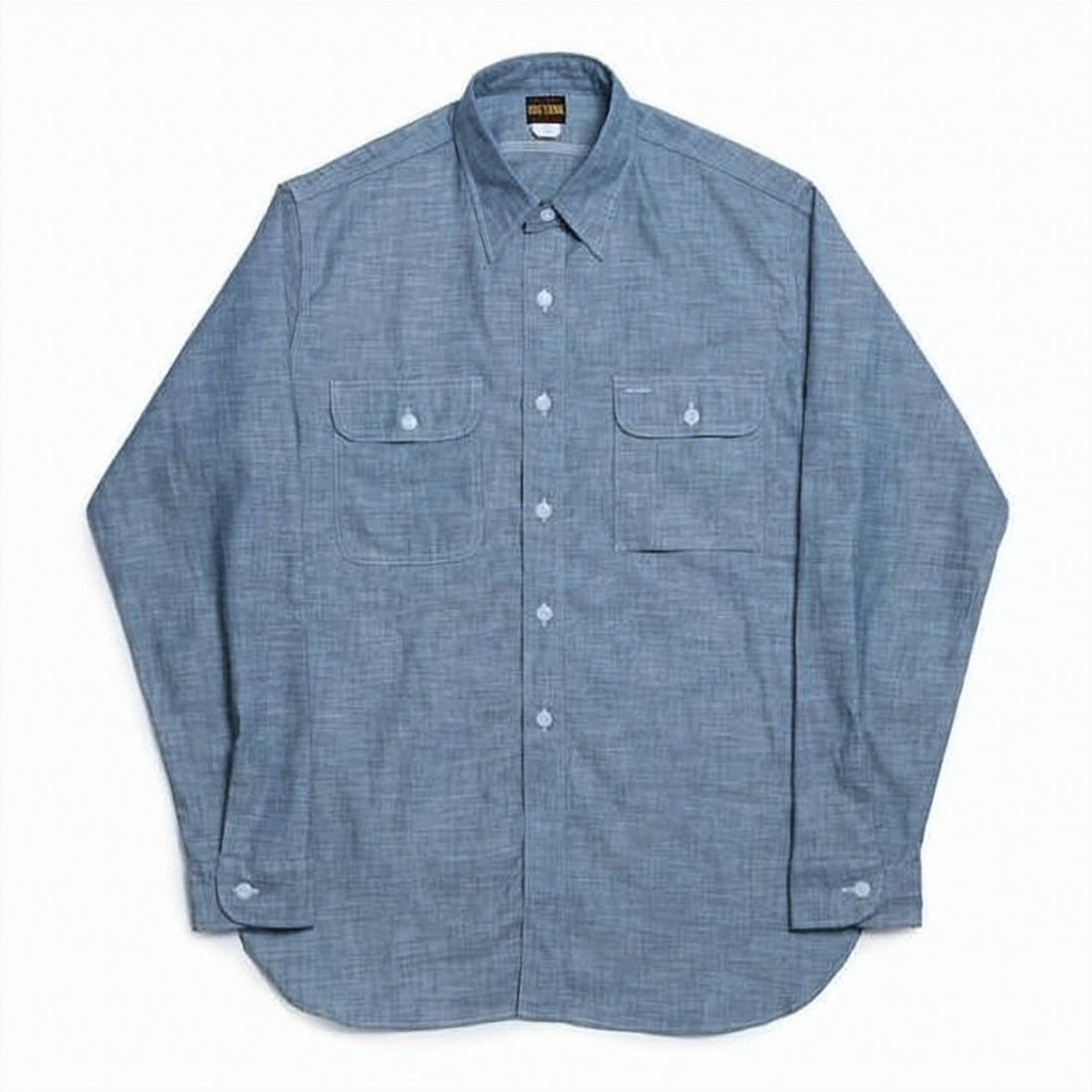 Textured Long-Sleeve Button-Up Shirt